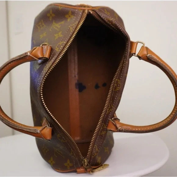 Rare Louis Vuitton Vintage (70s) Speedy Satchel By The French Company - Picture 13 of 17